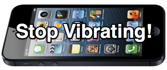 Turn Off Vibrate For Text Messages Imessages On Iphone Osxdaily