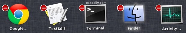 Taskboard quitting apps in OS X