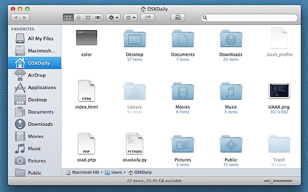 Get a better OS X Finder with these options