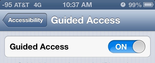 Guided Access