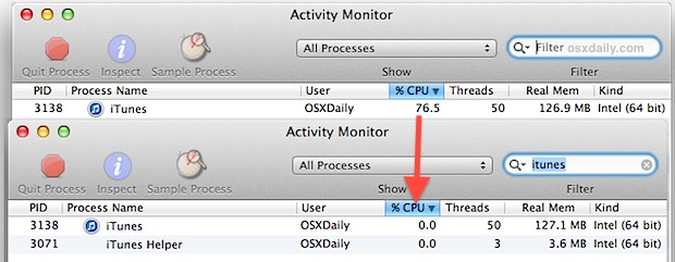 Pause a process in Mac OS X to save CPU