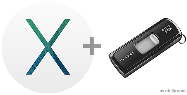 OS X Mavericks boot install drive