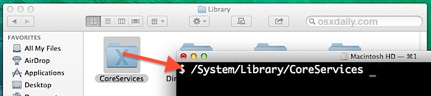 Print and copy a files path in the Mac Terminal