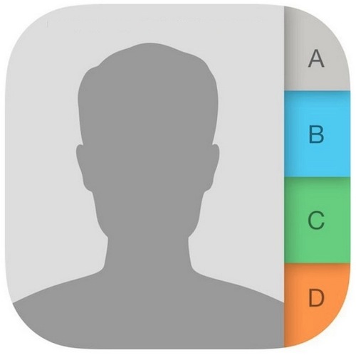 iPhone Contacts icon