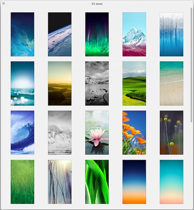 33 New Wallpapers from iOS 7 for iPhone & iPod Touch | OSXDaily