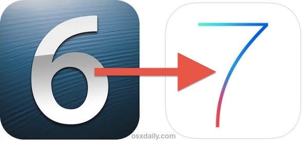 Update to iOS 7 manually with IPSW
