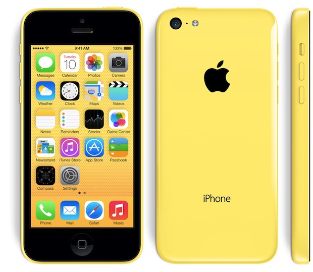 Yellow iPhone 5c