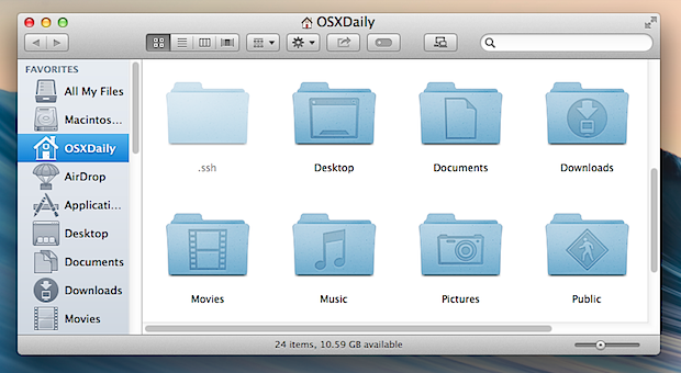 Default OS X window theme