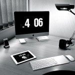iMac desk setup of a project manager