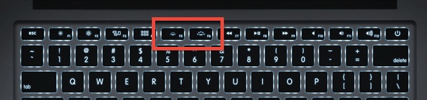 Manual keyboard controls for backlit illumination
