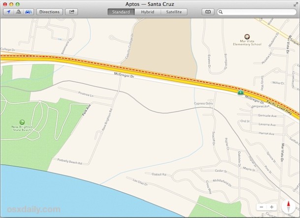 Show Traffic & Road Incidents in Maps App for OS X Mavericks - OS X Daily