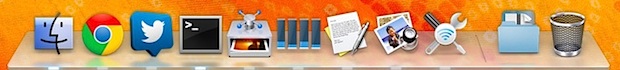 The Dock of OS X