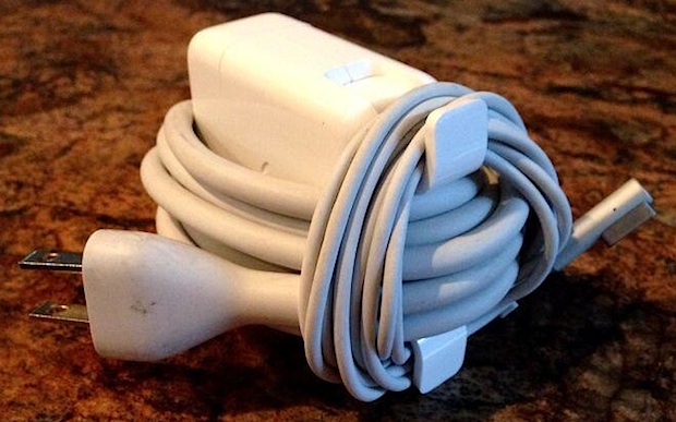 The best way to wrap the full MagSafe adapter