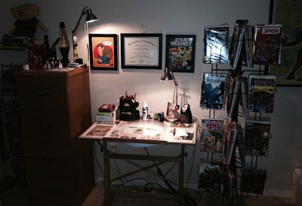 Mac Setups: The Desk of a Sequential Artist & Comic Illustrator - OS X ...