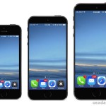 New iPhones with bigger screens mockup