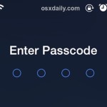 The Enter Passcode iPhone Screen