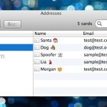 Quick Address Panel in Mail app for OS X