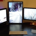 Mac with a vertical display orientation