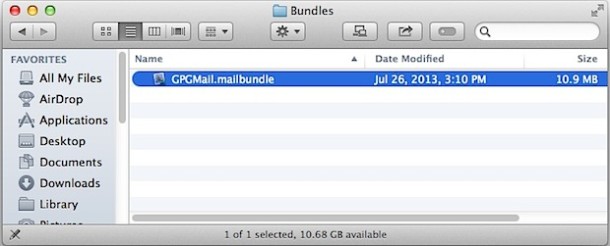 Uninstall Mail plugin bundle