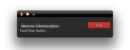 End FaceTime Audio call in Mac 