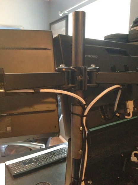 The monitor mount extension