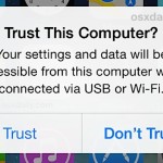 Trust this Computer Alert on an iPhone