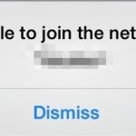 Unable to join network error in iOS