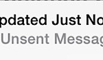 "Unsent Messages" in Mail app for iOS