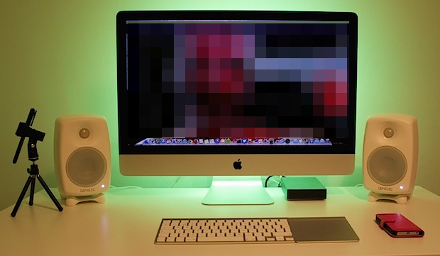 Mac Setups Vloggers Minimalist Imac, Led Desk Setup