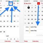 Access the Calendar List View in iOS