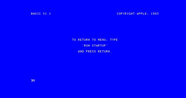 Apple II Boot Screen