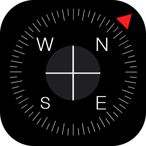 Compass icon for iPhone on iOS