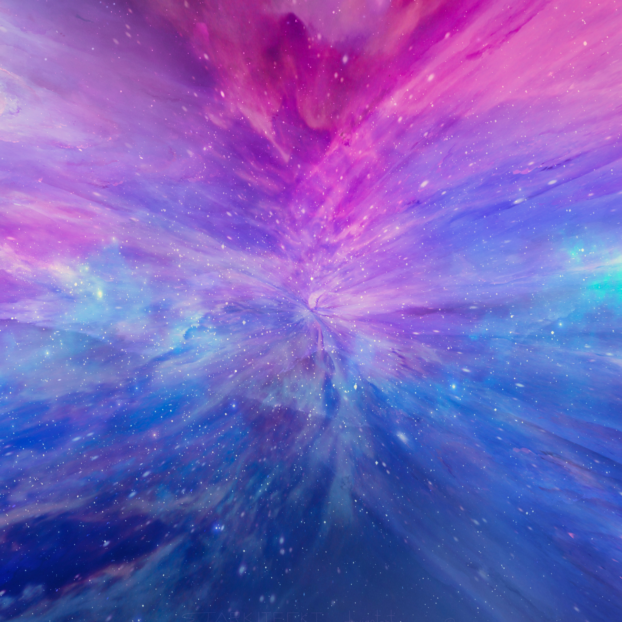 9 Wildly Colored Galactic Hd Wallpapers At 2048 2048 Resolution