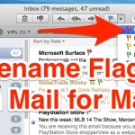 How to rename email flags in Mail app for Mac OS X