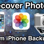 Recover Photos from an iPhone Backup