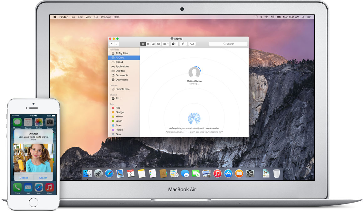Enable & Access AirDrop File Transfer in Mac OS X Quickly with a Keystroke