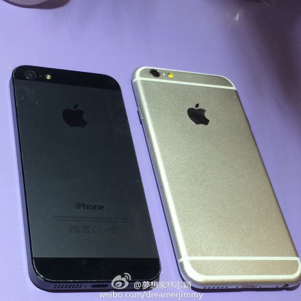 iPhone 6 back supposedly from Weibo