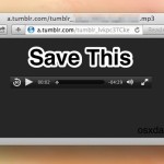 Save an audio or video file from Safari in Mac OS X