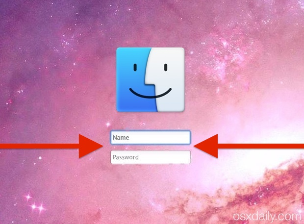 Complete login required in Mac OS X