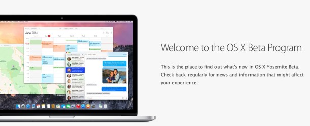OS X Yosemite Public Beta now available to download