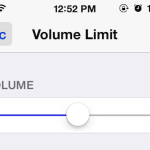 Volume Limit in iOS
