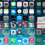 How to delete an app icon from iOS Home Screen