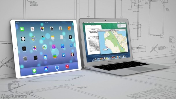 iPad Pro mockup vs MacBook Air
