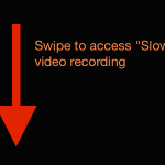 Record slow motion video with iPhone