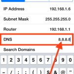 Set DNS Servers on an iPhone