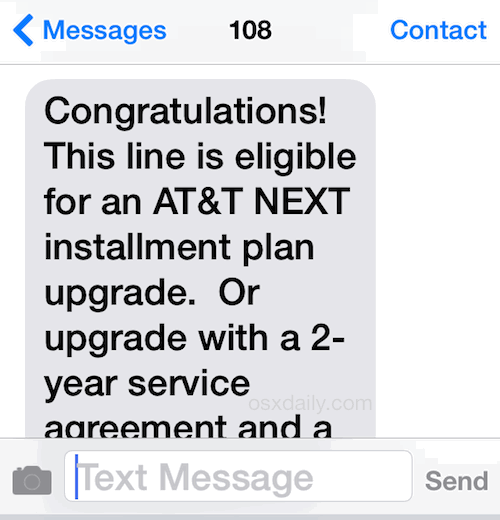 Eligible for iPhone 6 Upgrade Subsidy