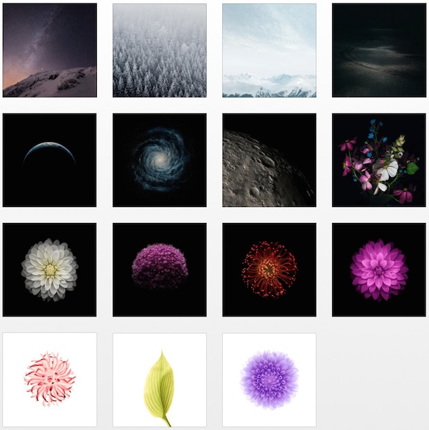 Get the Entire iOS 8 Wallpaper Collection | OSXDaily