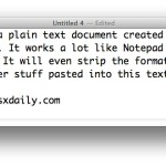 Make TextEdit on a Mac be like Notepad on Windows