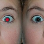 Red eye removal on iPhone before and after picture