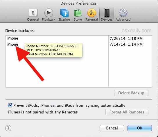 Reveal iOS Backup details